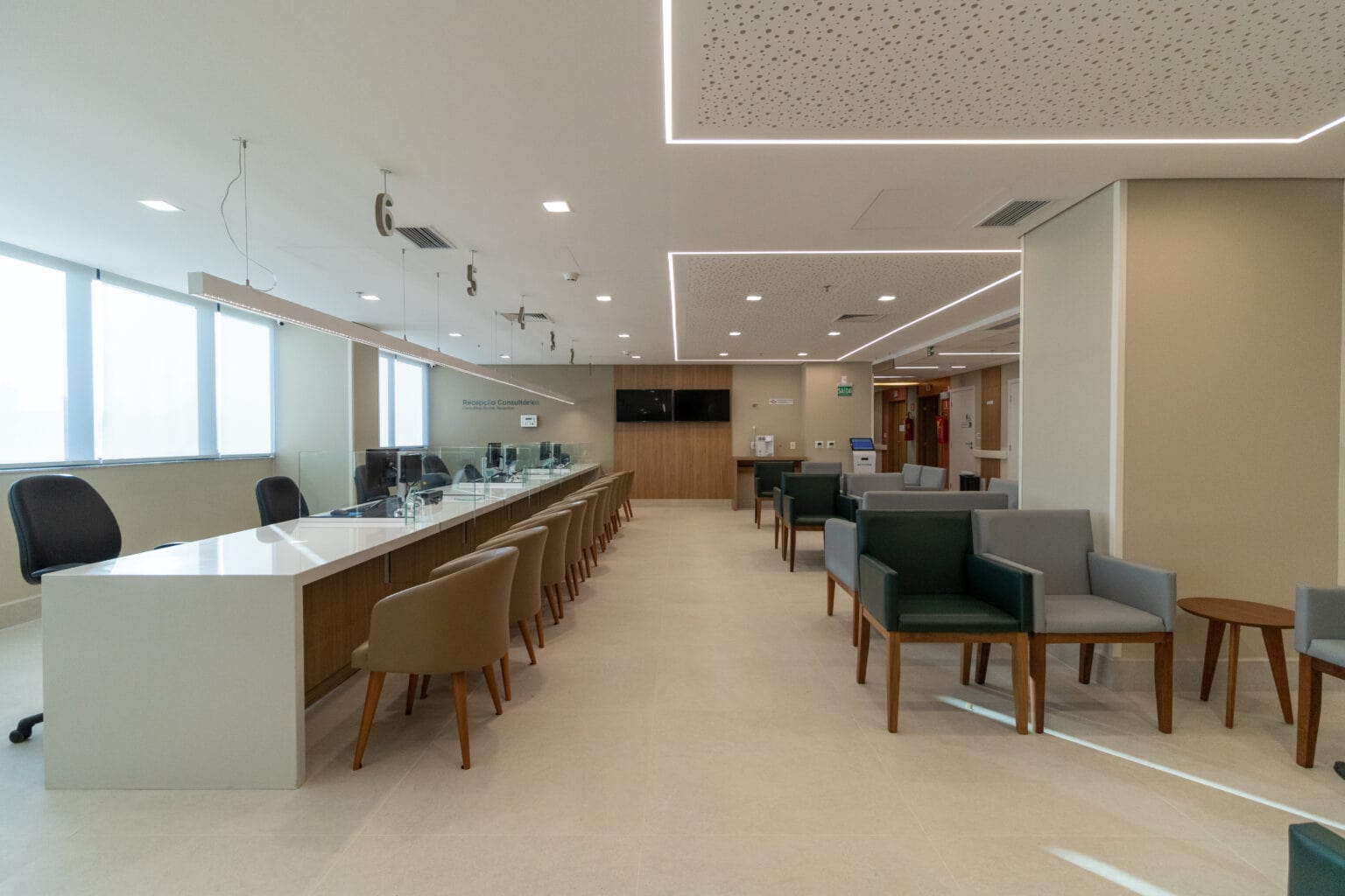 Sala de espera do Hospital São Luiz Campinas.